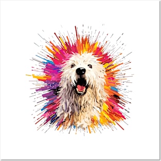 Komondor Dog Pet World Animal Lover Furry Friend Abstract Posters and Art